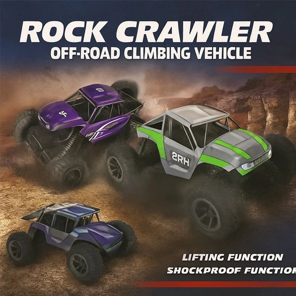 Rock crawler off-road RC toy with shockproof design - Souq Sama UAE